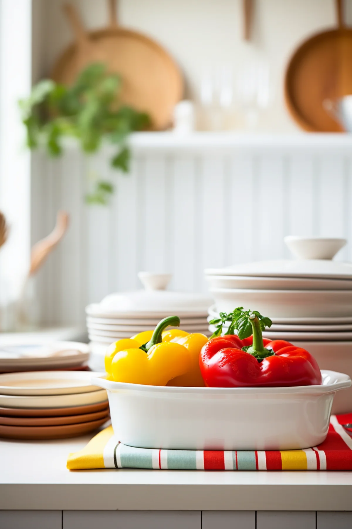 Stuffed Bell Peppers with Bulgur, Chickpeas, and Herbs_001