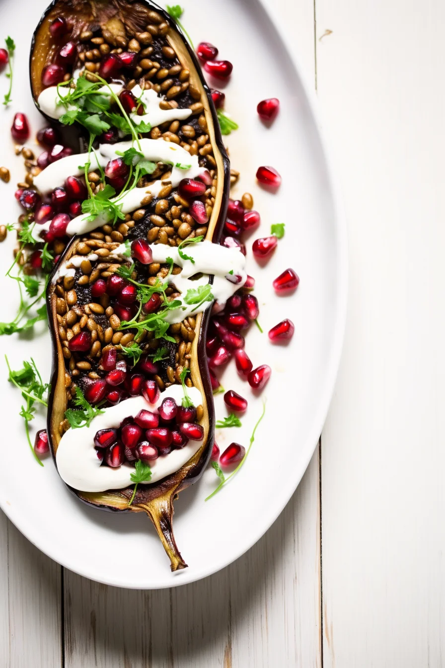 Preparing Stuffed Eggplant