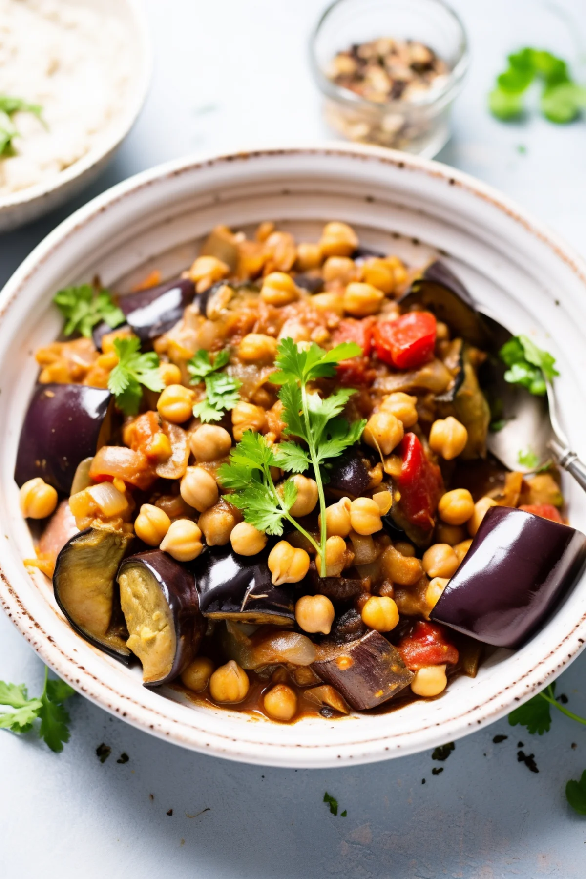 Syrian Eggplant and Chickpea Stew with Cumin_001