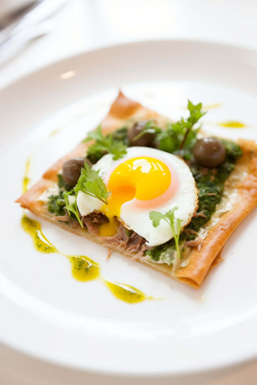 Tunisian Brik Pastry with Tuna and Egg