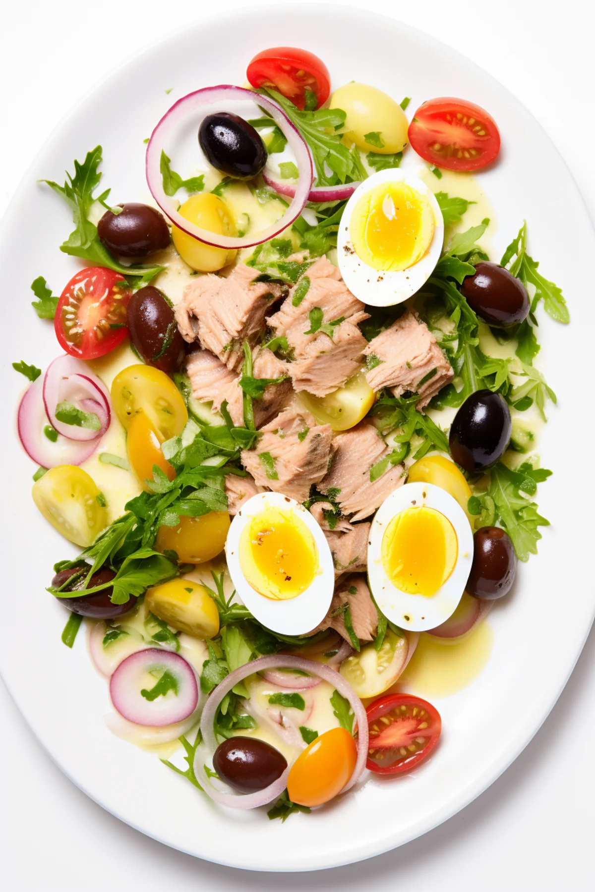 Tunisian Tuna and Egg Salad with Harissa Dressing_001