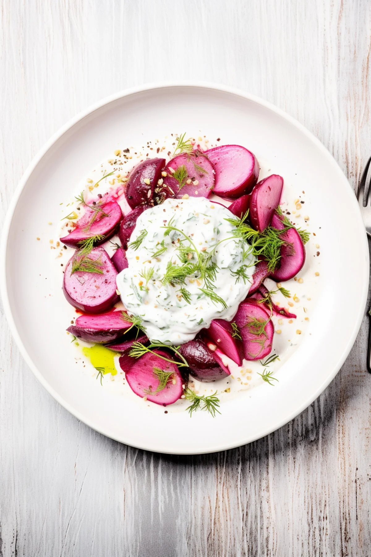 Turkish Beet and Yogurt Salad (Pancar Salatası)_001