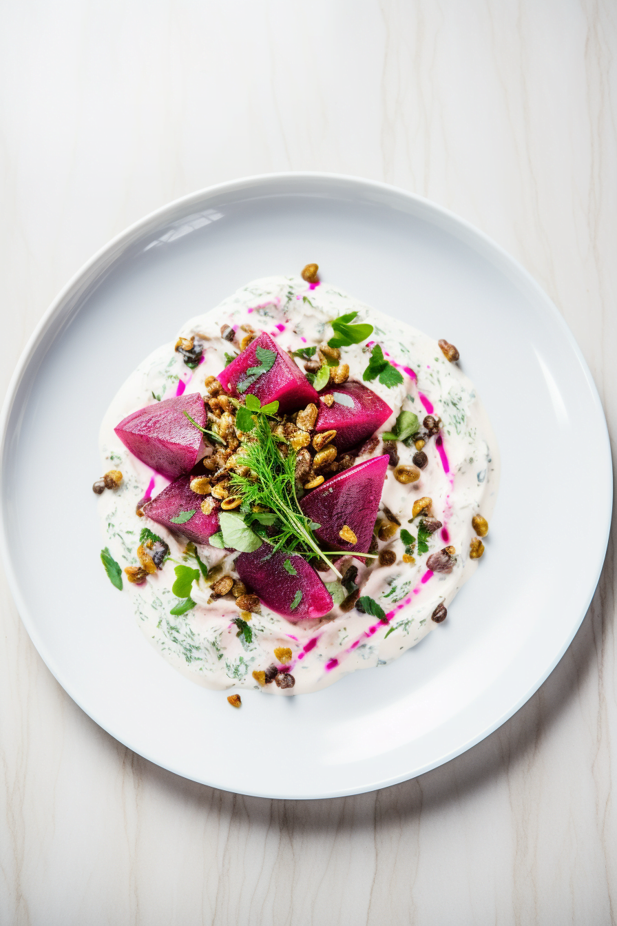 Ingredients for Turkish Beet and Yogurt Salad
