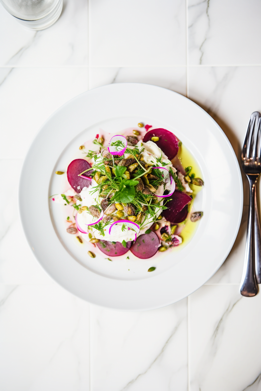 Turkish Beet and Yogurt Salad (Pancar Salatası)