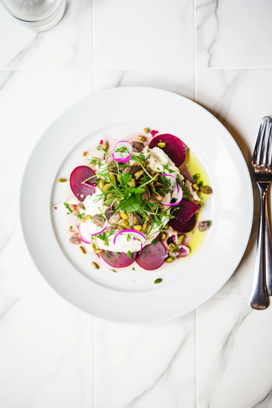 Turkish Beet and Yogurt Salad (Pancar Salatası)
