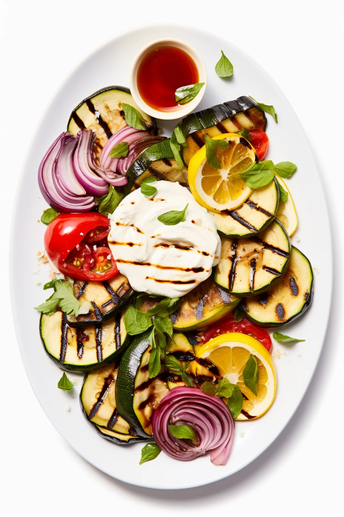 Turkish Grilled Vegetables with Pomegranate Molasses (Şakşuka)_001