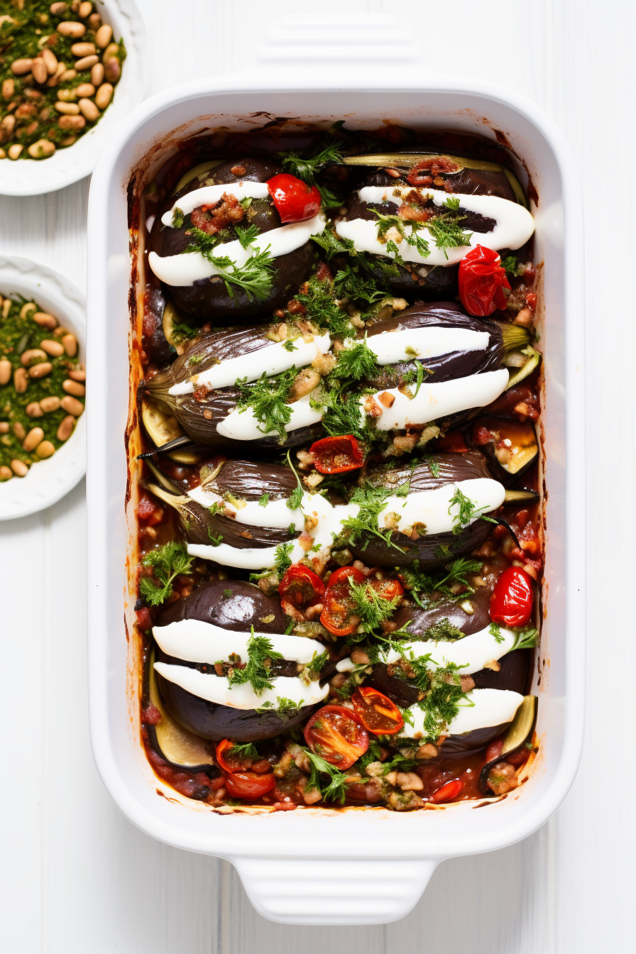 Ingredients for Turkish Imambayildi