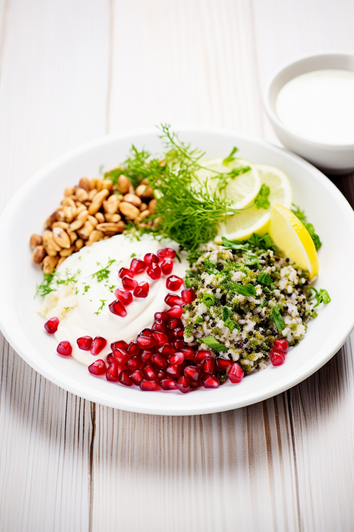 Turkish Kisir with Pomegranate Seeds and Pistachios - Cooking Mediterranean