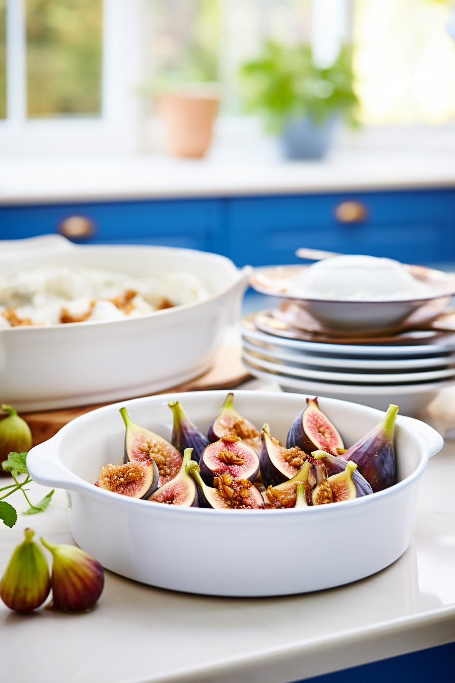 Preparing Turkish-Style Baked Figs