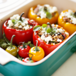Turkish-Style Lentil and Spinach Stuffed Peppers_001