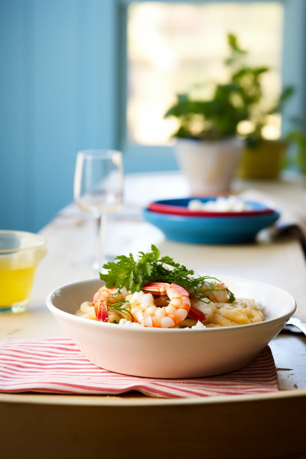 Venetian Shrimp and Polenta (Shrimp alla Veneziana)_001