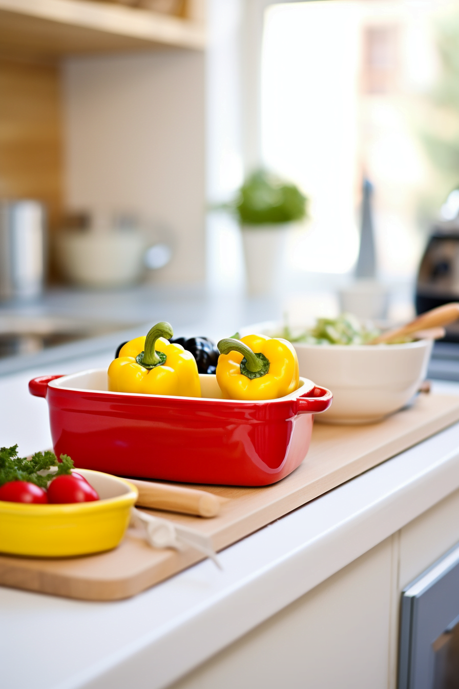 Izmir-Style Stuffed Peppers in the Oven