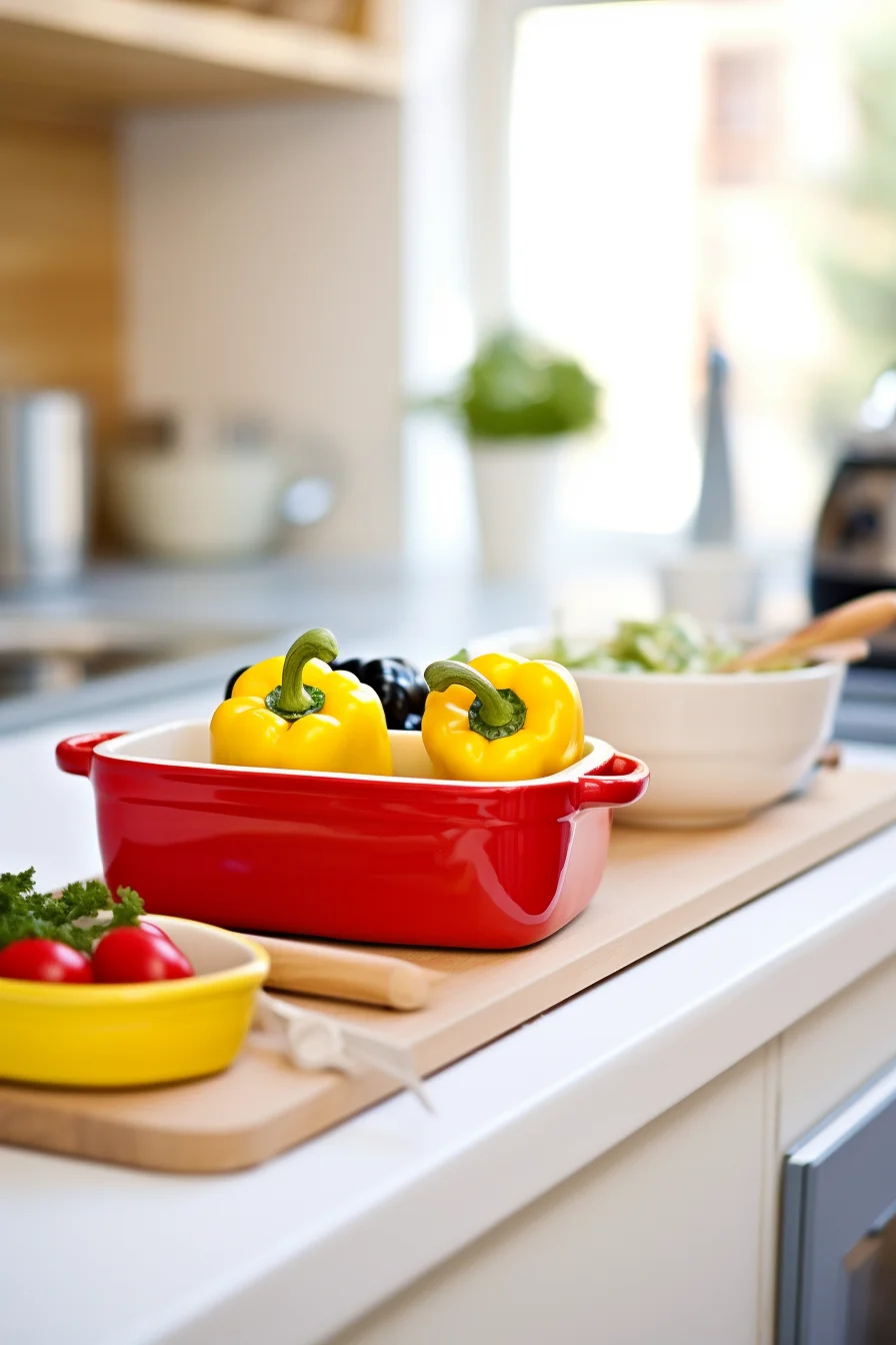 Izmir-Style Stuffed Peppers in the Oven