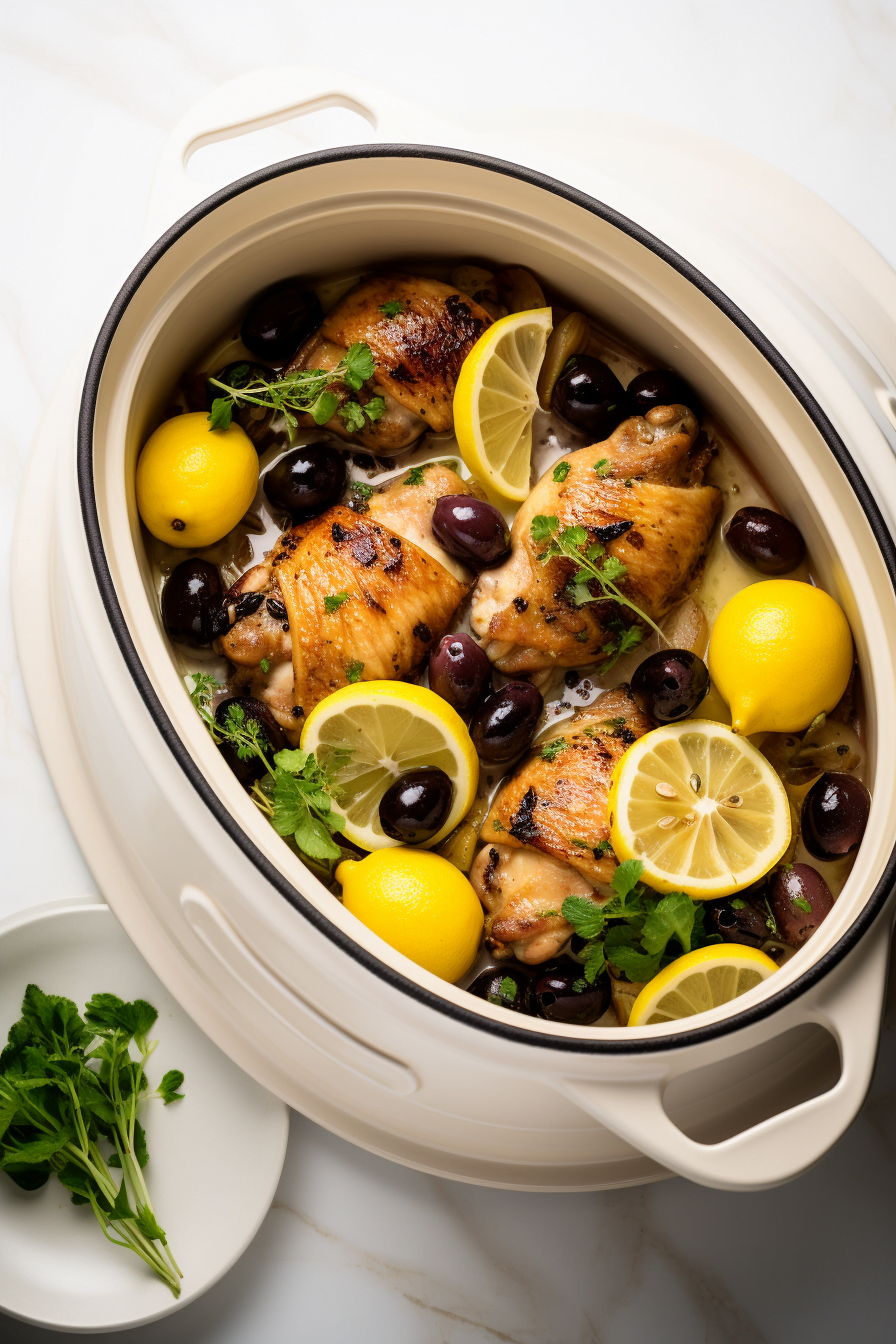 Braised Chicken in a Skillet