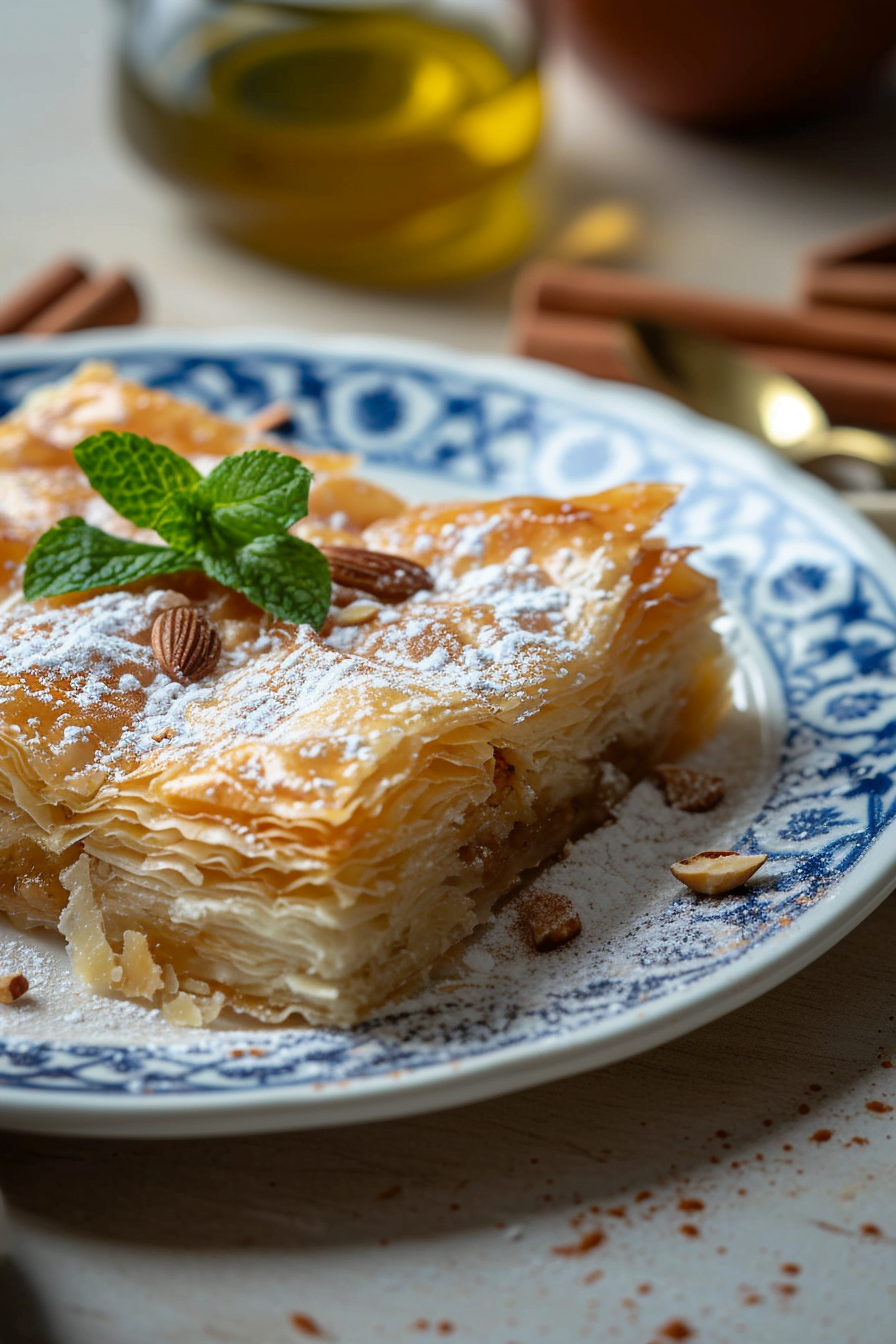 Moroccan Bisteeya with Chicken and Cinnamon