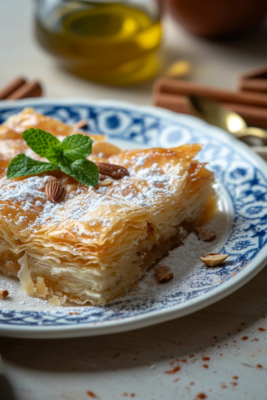 Moroccan Bisteeya with Chicken and Cinnamon