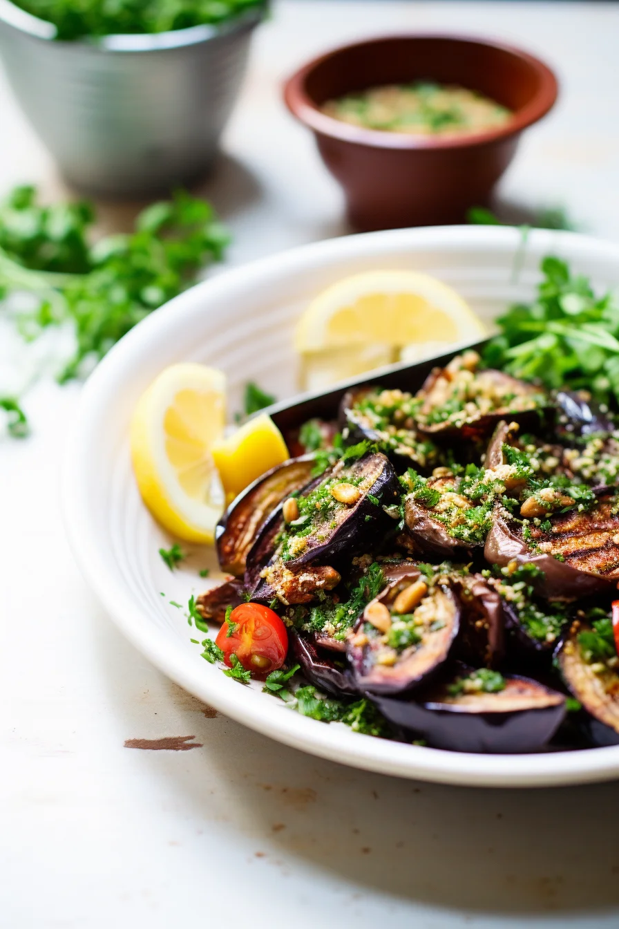 Moroccan Zaalouk Preparation