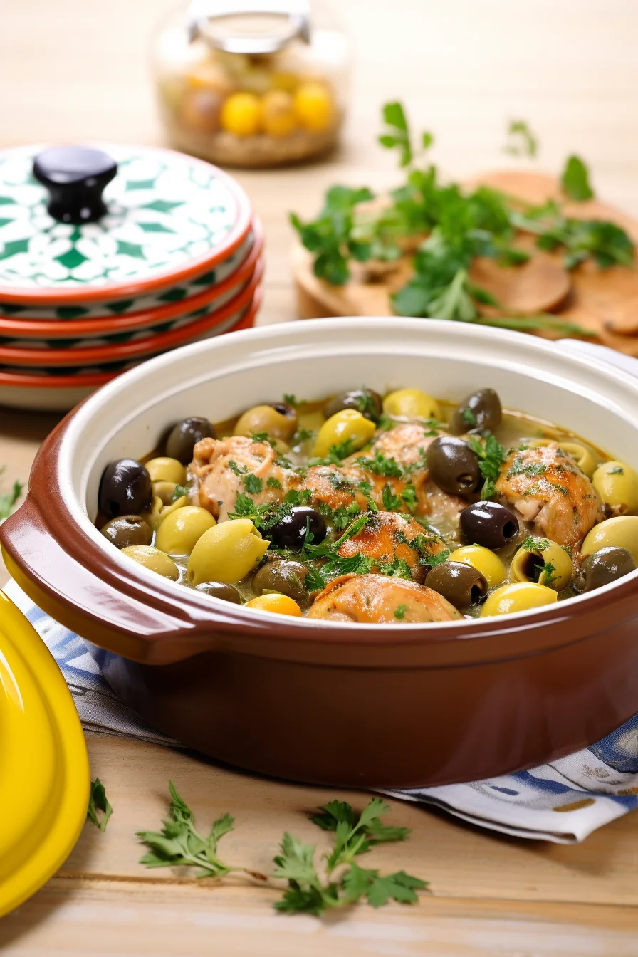 Cooking Palestinian Chicken Tagine