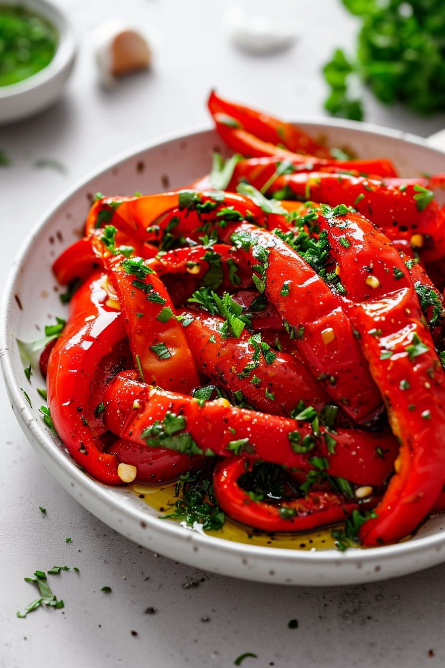 Piedmontese Roasted Peppers Ready to Serve