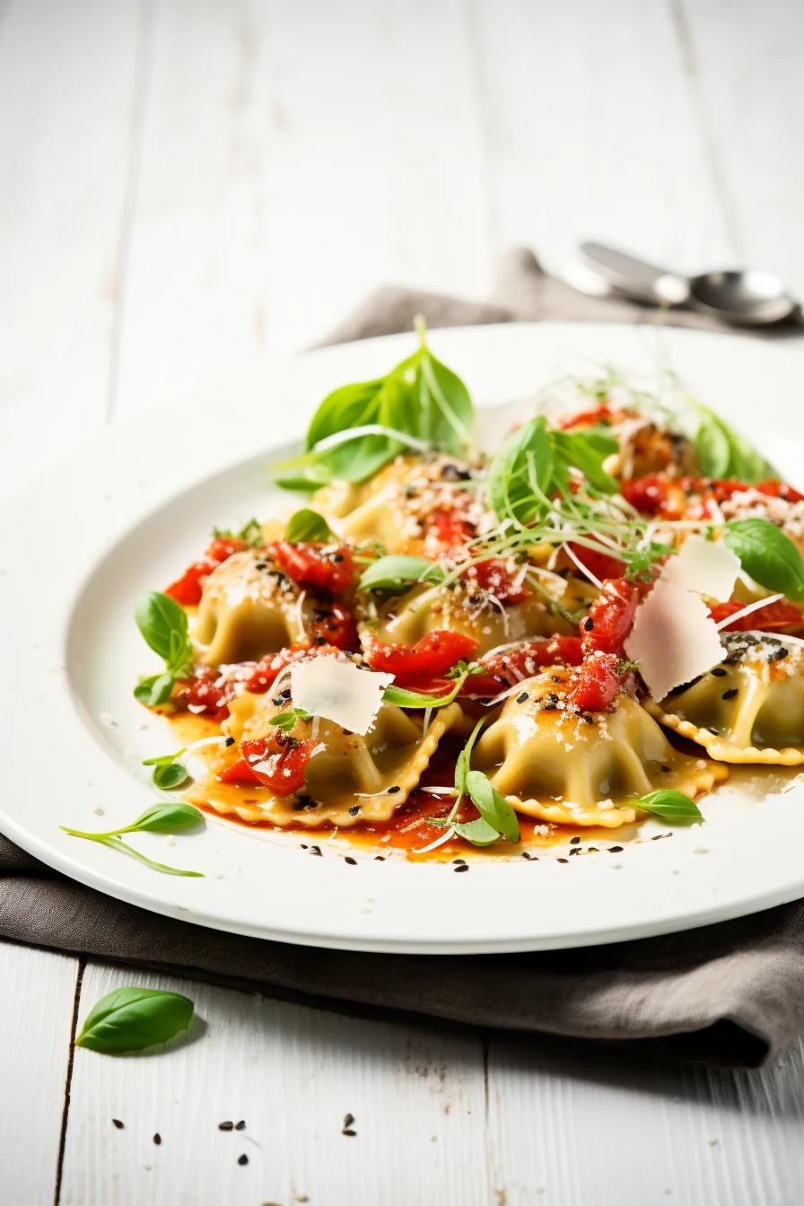 Sardinian Culurgiones in Tomato Sauce