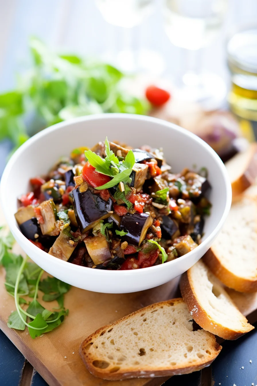 Sicilian Caponata Final Dish