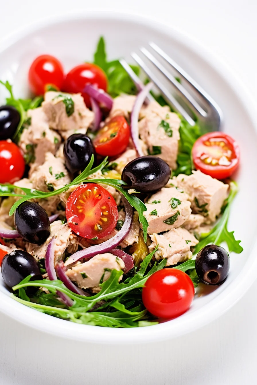Sicilian Tuna Salad Preparation
