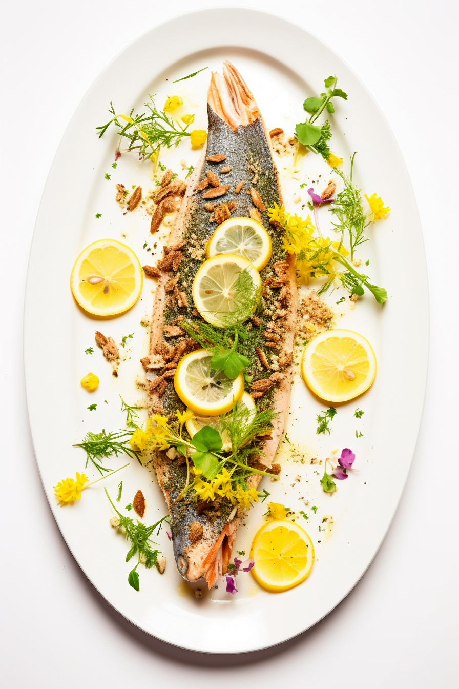 Sivas Baked Trout Ready to Serve