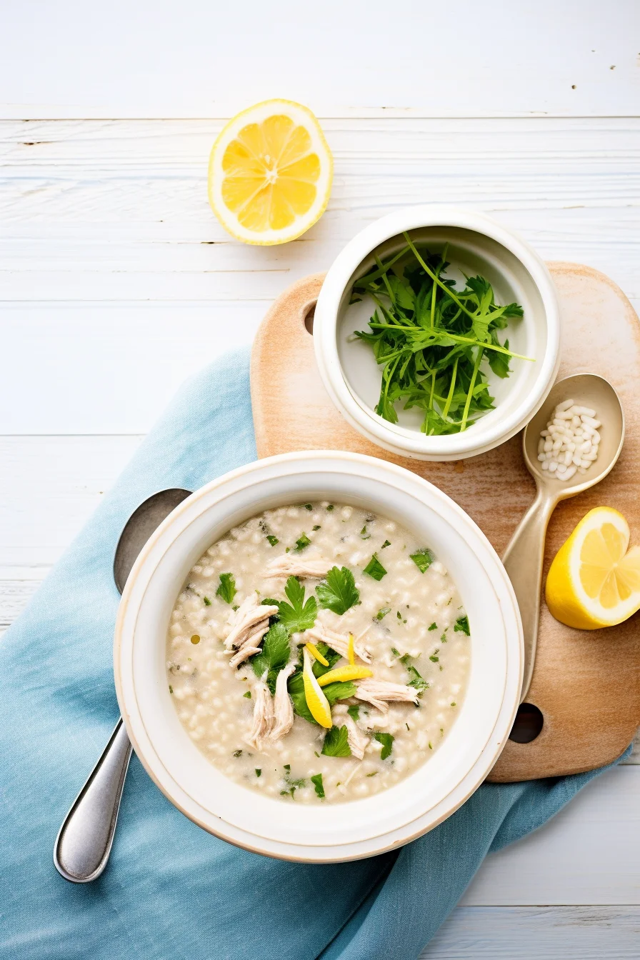 Syrian Chicken and Rice Soup Ready to Serve