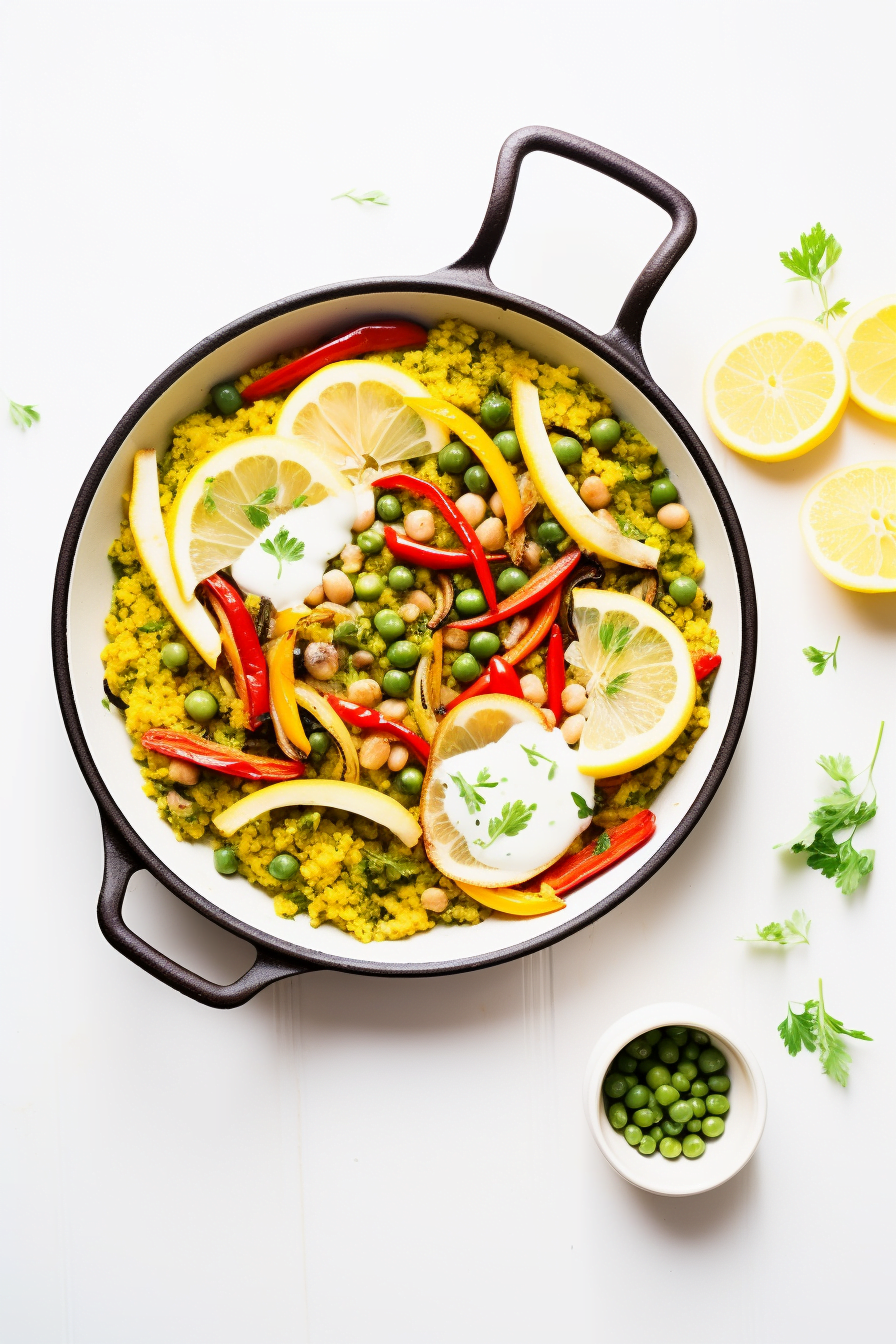 Cooking Vegetarian Paella