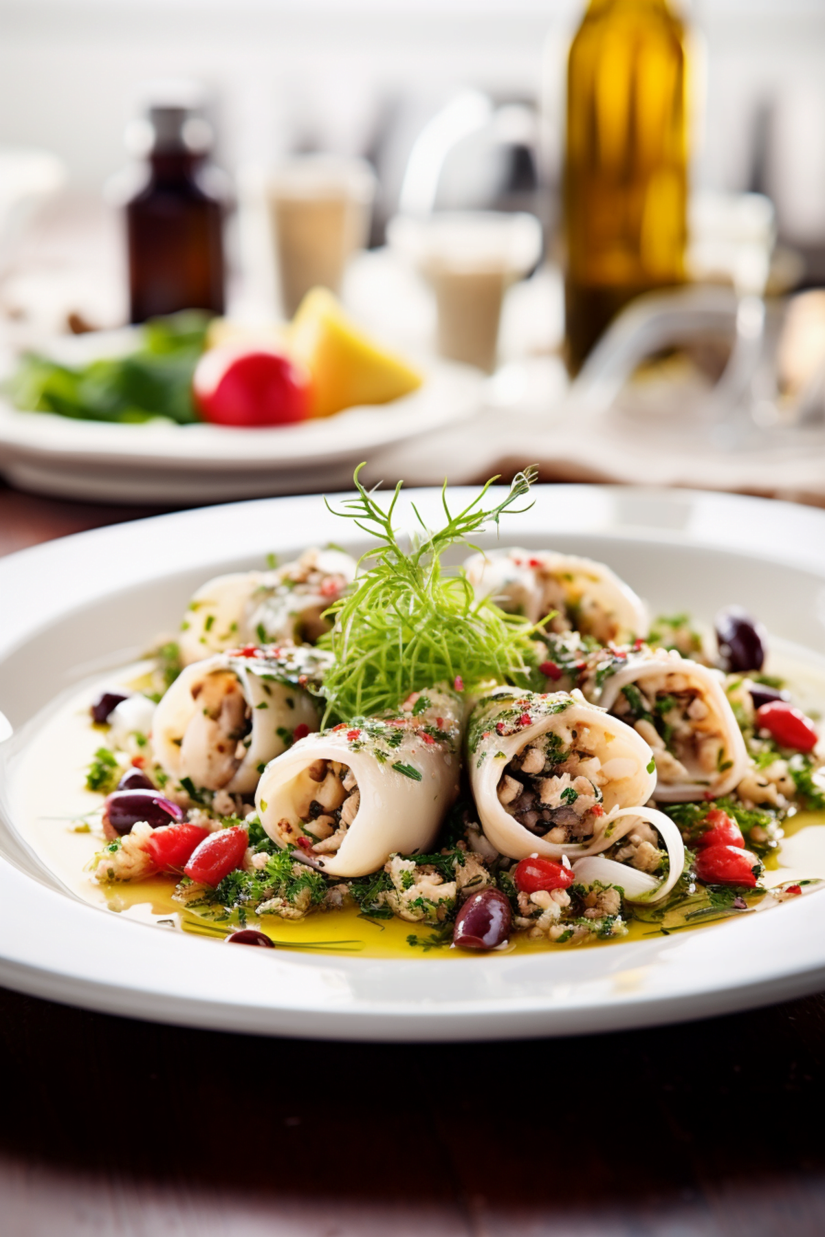 Aegean Stuffed Squid with Rice and Herbs (Kalamar Dolma)_001