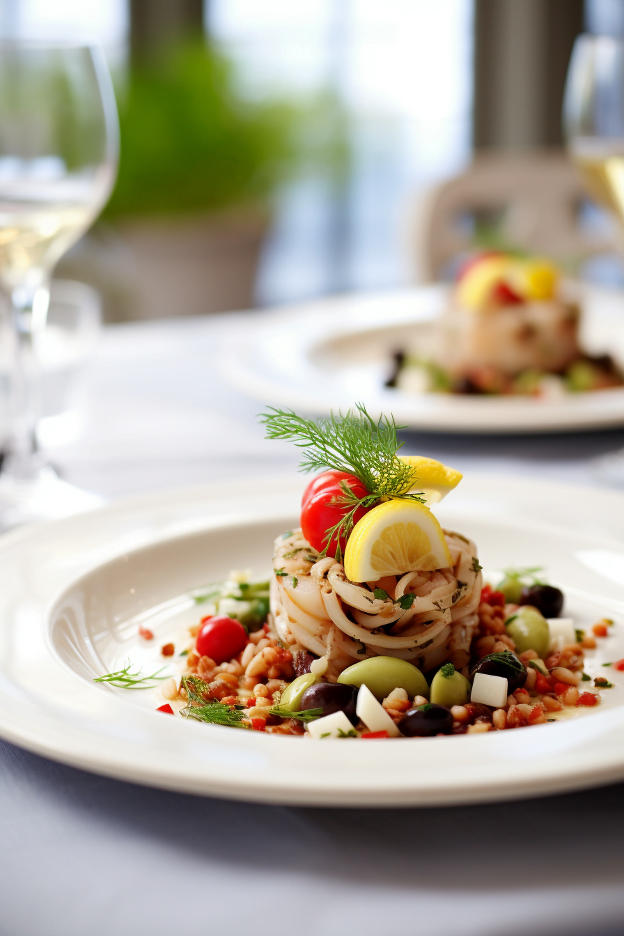 Preparing Kalamar Dolma