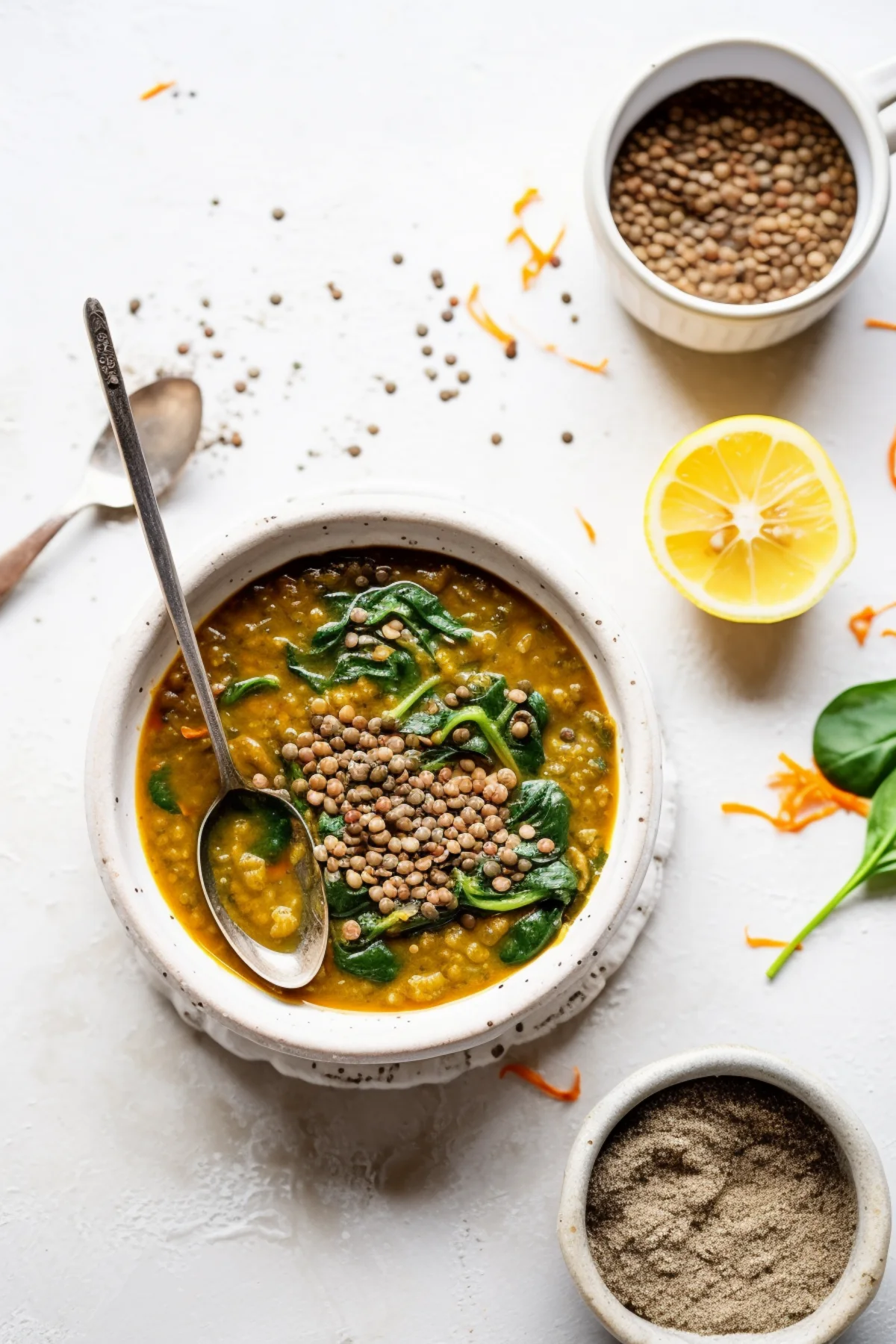 Anatolian Lentil and Spinach Soup (Mercimek Çorbası)_001