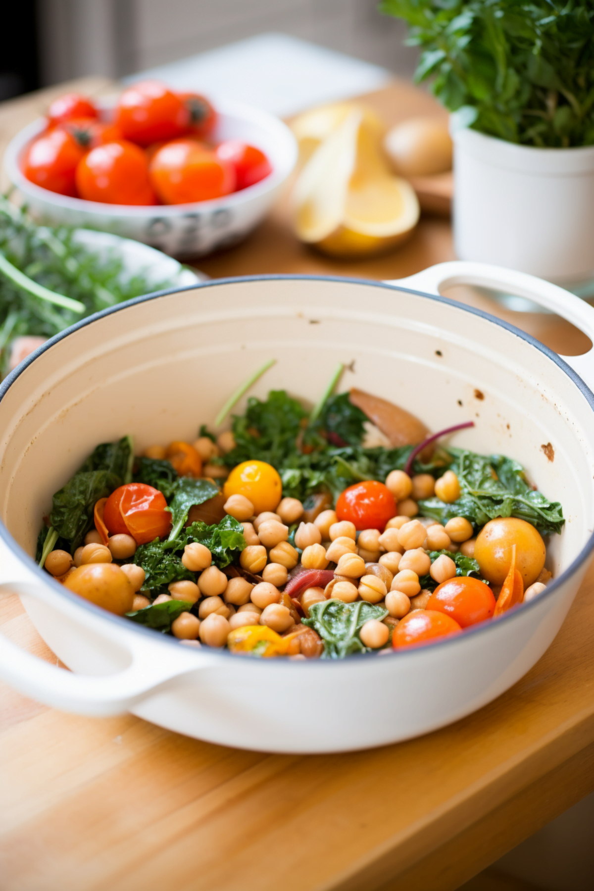 Apulian Chickpea and Vegetable Stew (Cicoria e Fagioli)_001