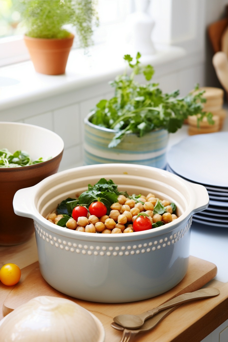 Apulian Chickpea and Vegetable Stew