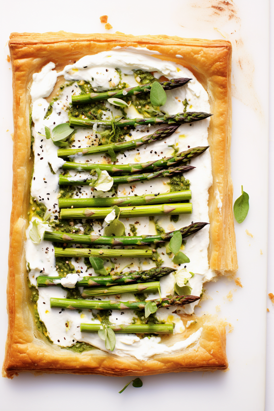 Asparagus and Gruyère Tart Preparation
