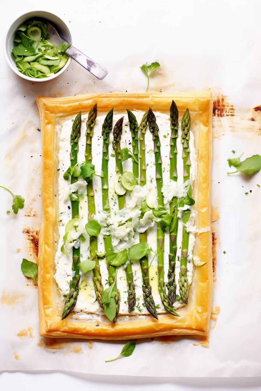 Asparagus and Gruyère Tart