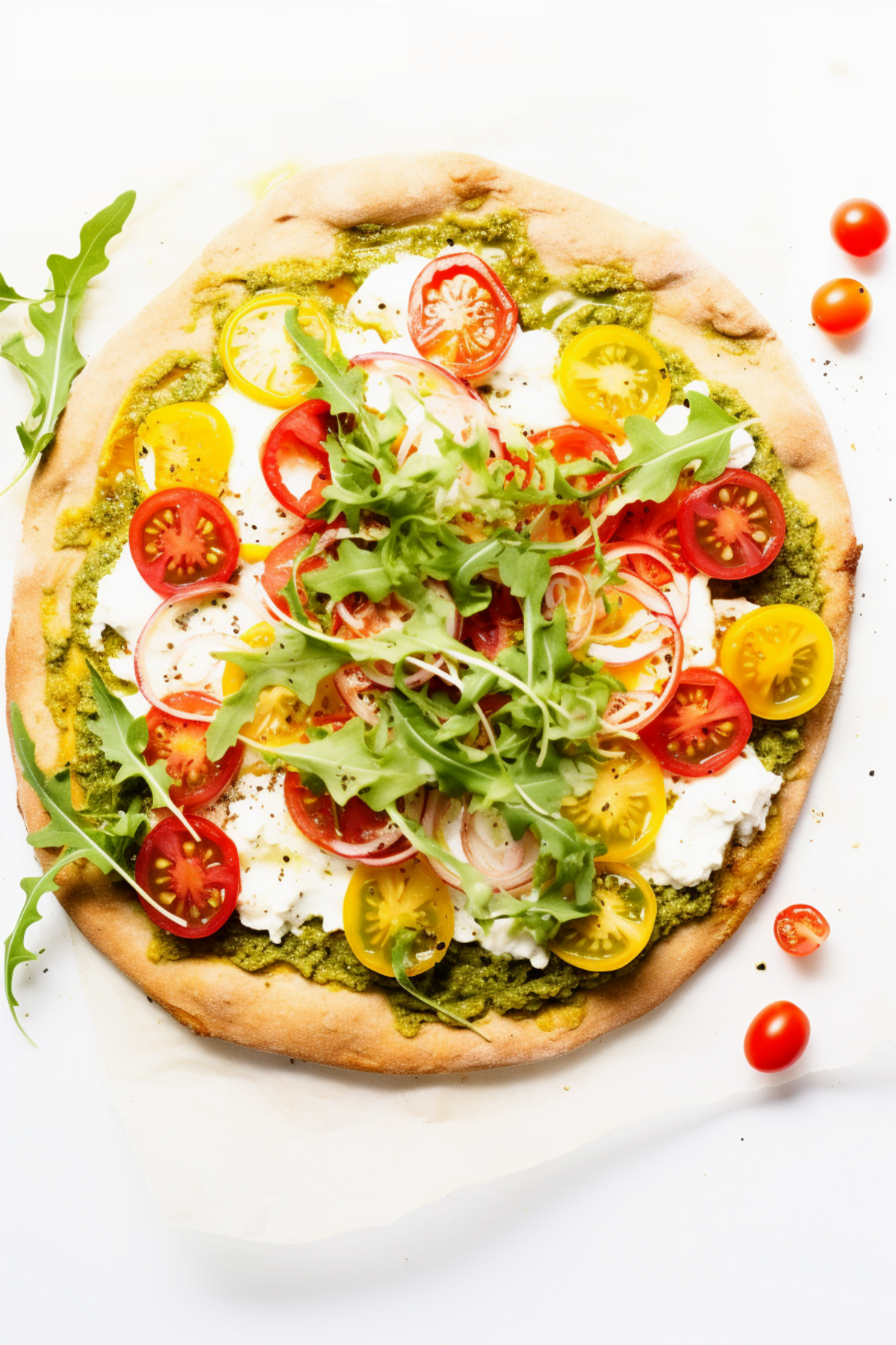 Avocado and Egg Breakfast Pizza on Whole Wheat Crust_001
