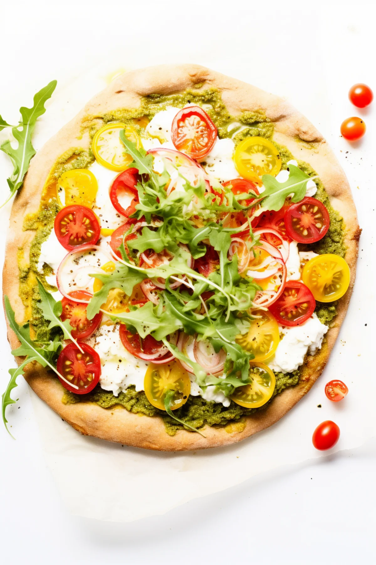Avocado and Egg Breakfast Pizza on Whole Wheat Crust_001