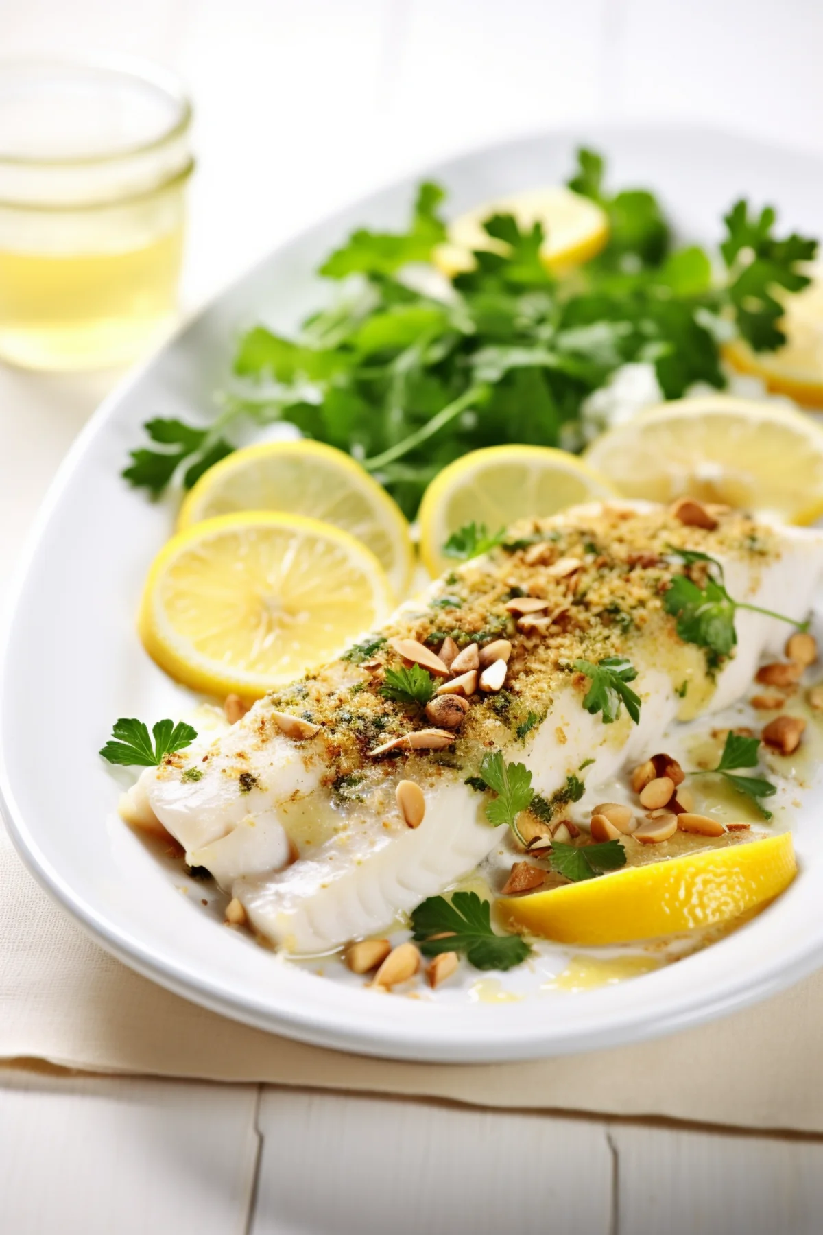 Baked Cod with a Parsley and Almond Crust_001