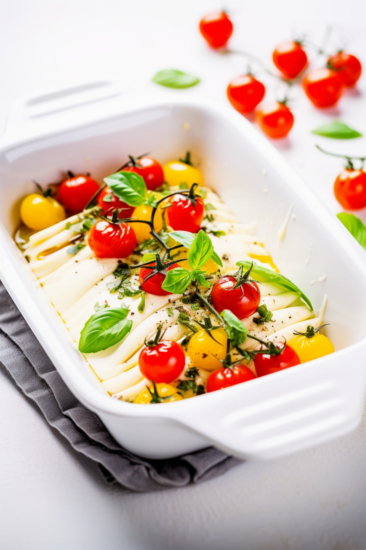 Baked Polenta with Roasted Tomatoes and Mozzarella_001