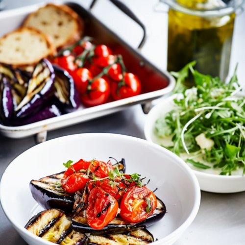 Catalan Grilled Vegetable and Bread Salad (Xatonada)_001