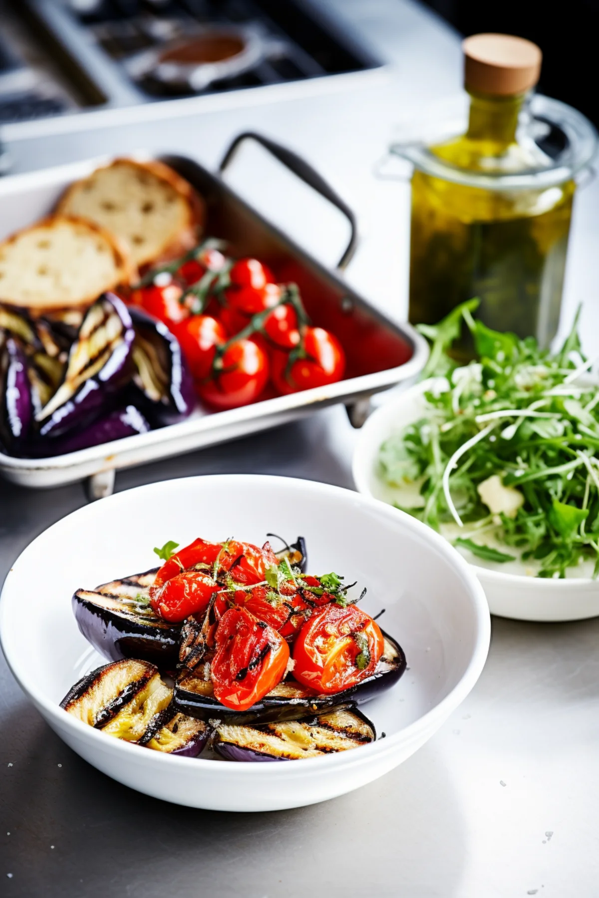 Catalan Grilled Vegetable and Bread Salad (Xatonada)_001