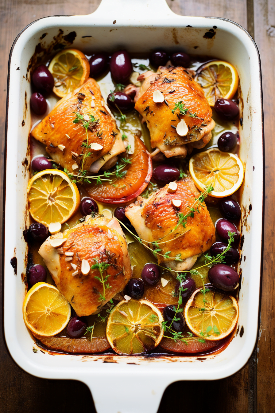 Preparation of Chicken and Fennel Bake
