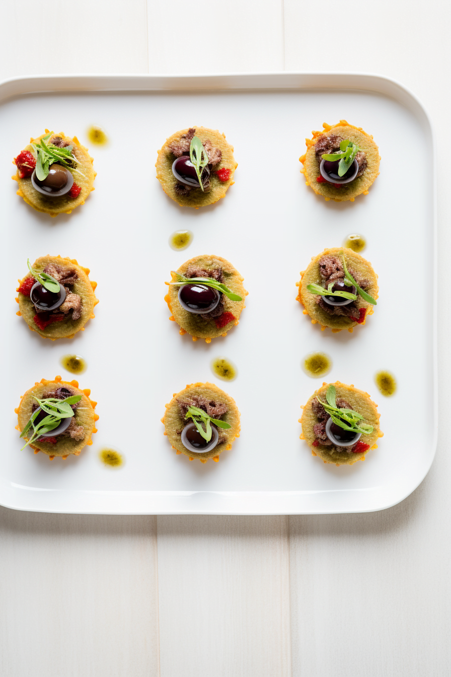 Preparing Crispy Polenta Bites