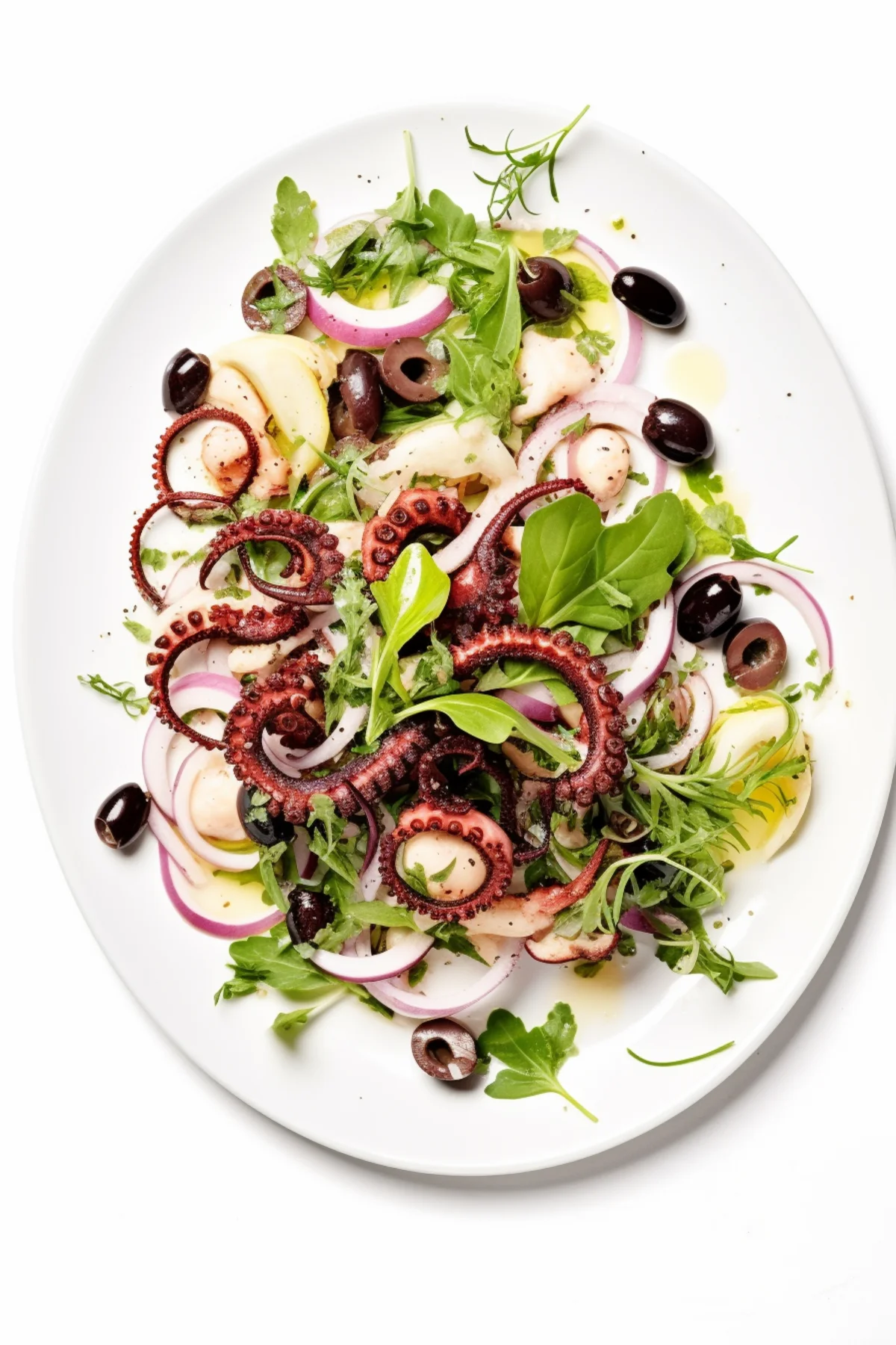 Croatian Octopus Salad with Olive Oil and Red Wine Vinegar_001