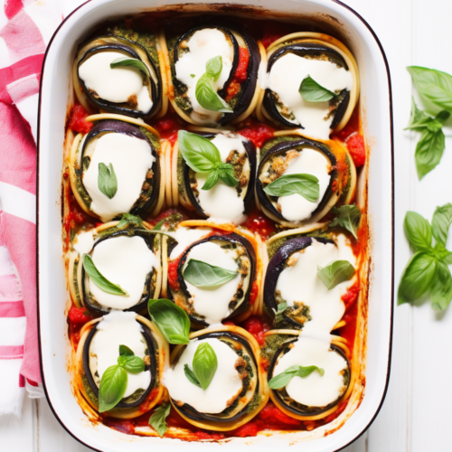 Eggplant Rollatini filled with Spinach and Ricotta_001