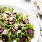 Farro Salad with Roasted Beets, Arugula, and Goat Cheese_001