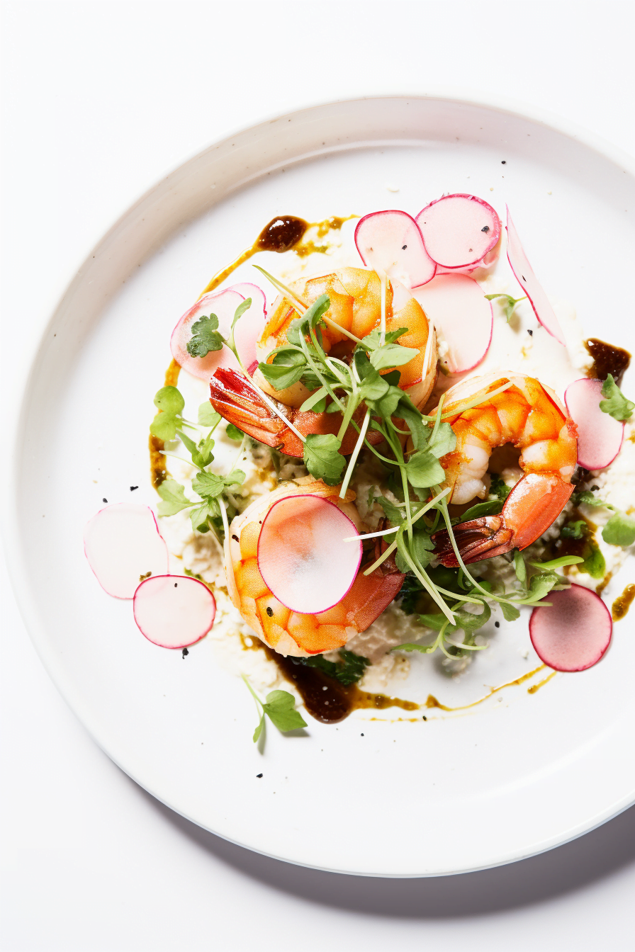 Preparing Garlic Shrimp with Chilli and Parsley