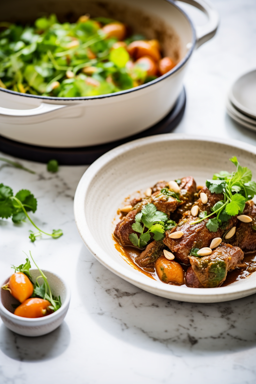 Ingredients for Gaziantep Spiced Lamb Stew