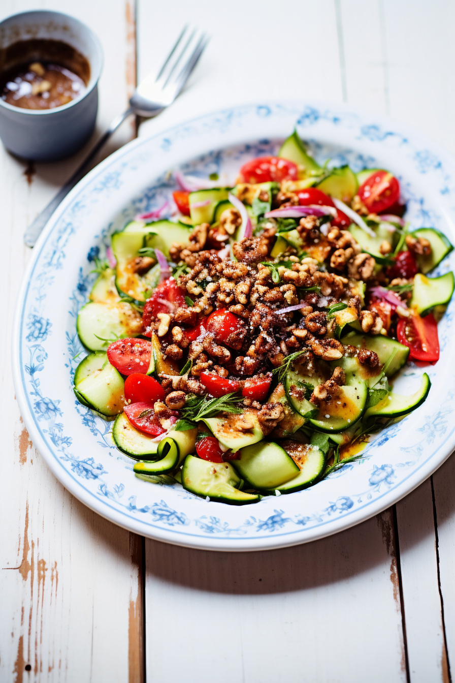 Ingredients for Gaziantep-Style Spicy Tomato and Walnut Salad